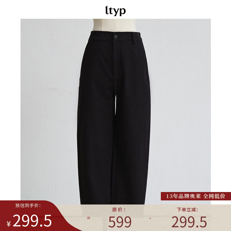 莱赛尔棉质加厚款拉链牛仔锥形裤