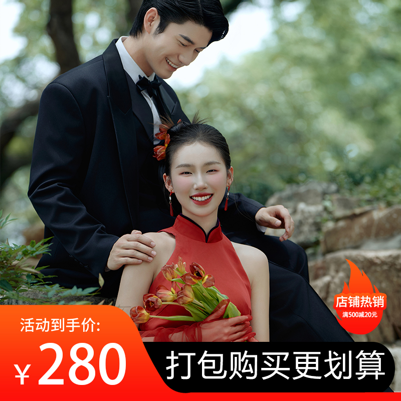 新款影楼婚纱照样片情侣全家福亲子写真儿童主题2025客样样片打包