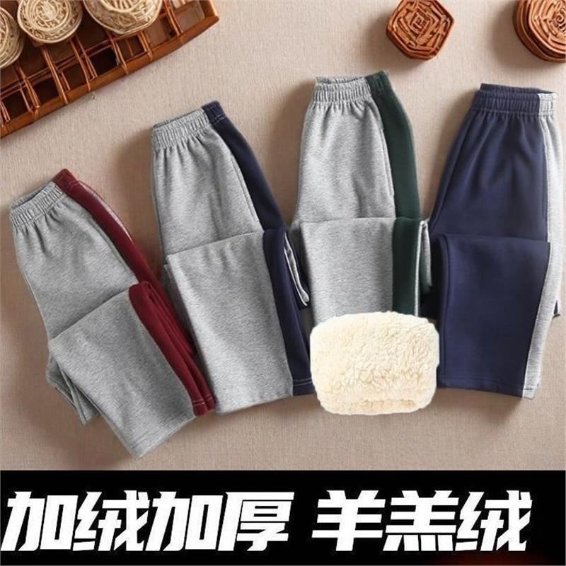 羊羔绒冬季一道宽墨绿色杠