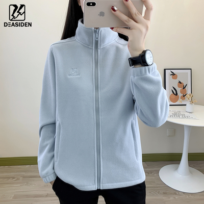 抓绒衣女款秋冬季2025新款加绒