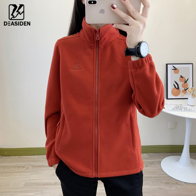 抓绒衣女款秋冬季2025新款加绒