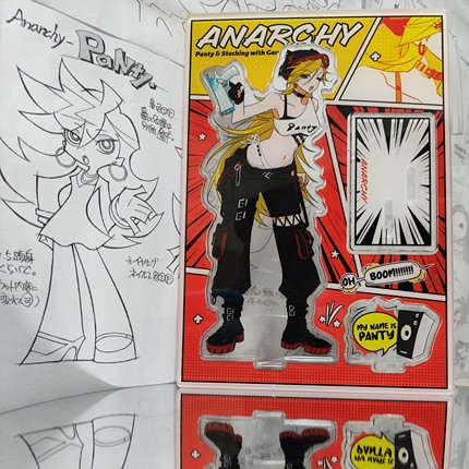 吊带袜天使-殺手pa-酷飒机能风Panty&Stocking同人满版亚克力立牌