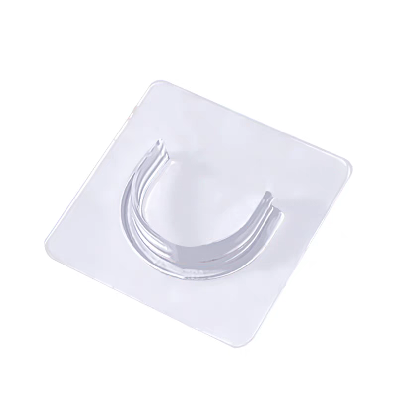 伸缩杆固定托免打孔浴帘杆座粘贴挂钩U型无痕挂杆托架门帘杆支架