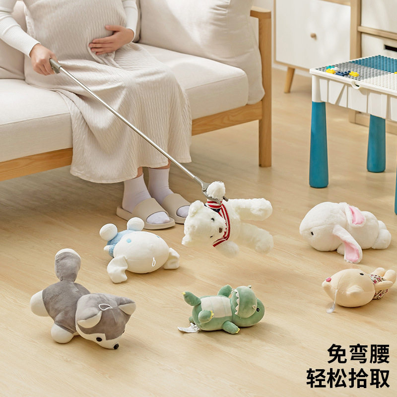 孕妇免弯腰夹子捡东西神器垃圾夹玩具拾物器面巾不弯腰钳子取物Y