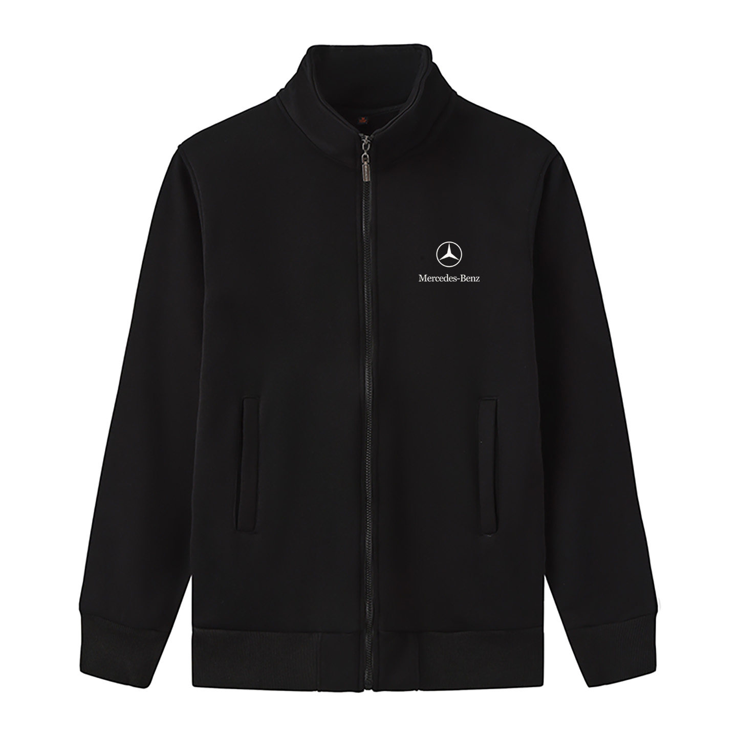 立领卫衣定制秋冬季奔驰工作服加绒外套汽车4S店男女工装印字logo