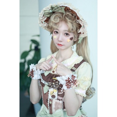 【垂耳汪】原创Lolita手作doll小熊童子丝绒bnt帽