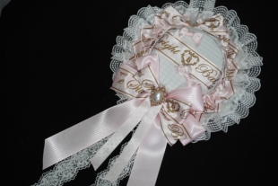 【垂耳汪】原创Lolita手作sbw黑粉色小礼帽头饰华丽日常发饰包邮