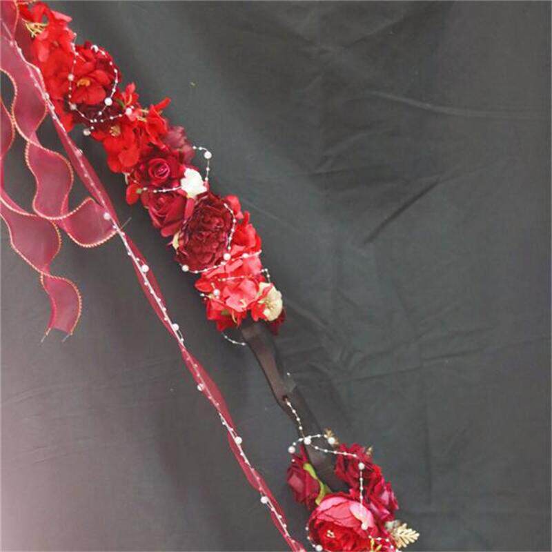 【垂耳汪】原创lolita手作中华风囚牛问琴弓箭华丽汉服道具包邮