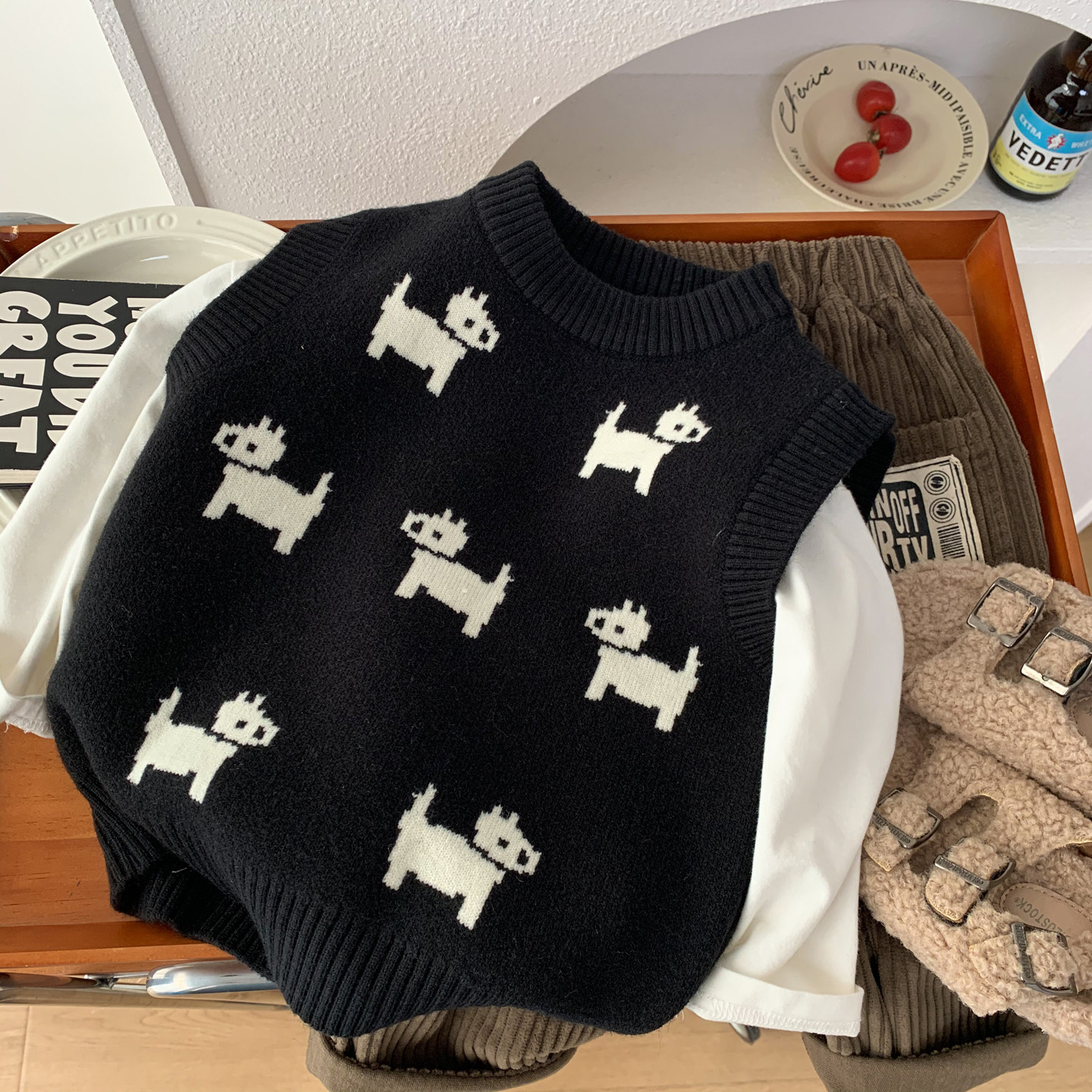 男童秋冬针织衫马甲2025新款儿童圆领毛衣背心宝宝冬装保暖上衣潮,童装/婴儿装/亲子装,毛衣/针织衫,淘宝优惠券,粉丝福利购,淘宝优惠卷