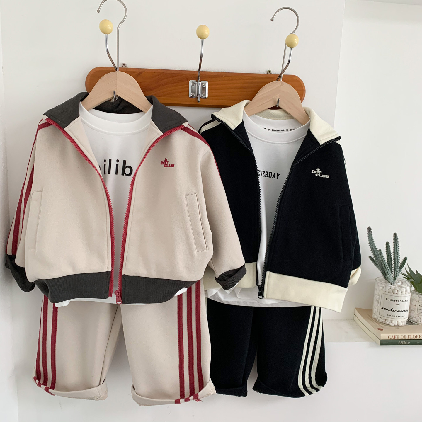 男童春秋卫衣套装2026新款儿童运动宽松外套两件套宝宝休闲洋气潮