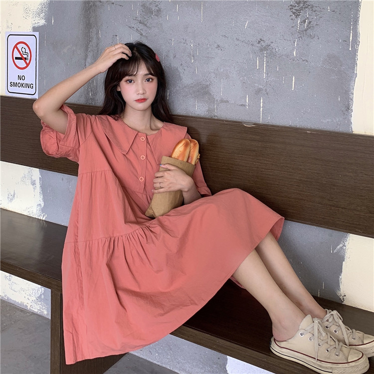 Real Korean collar Baby Dress