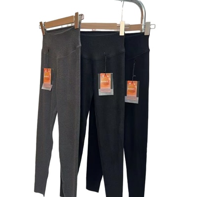 高品质设计款澳绒热皮裤高腰裸感自发热打底芭比裤可外穿秋冬