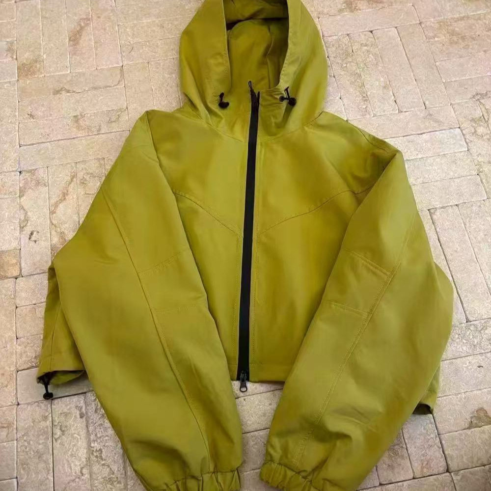 2026年春款外套女连帽长袖宽松休闲韩版学院风外套冲锋衣夹克新款