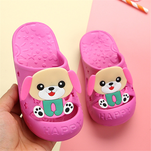儿童拖鞋夏男女童室内家用洗澡防滑小狗防撞软底轻底可爱凉拖鞋