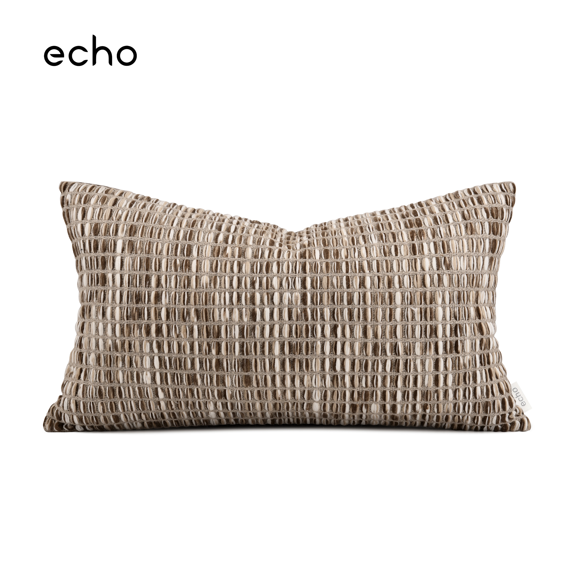 echo原木侘寂风美拉德复古米棕咖色肌理民宿沙发抱枕长腰枕靠枕垫