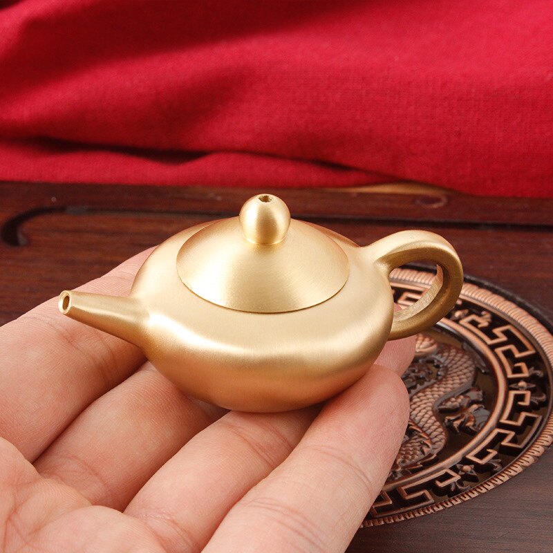 【黄铜工艺品厂家】把把壶手把件装饰摆件