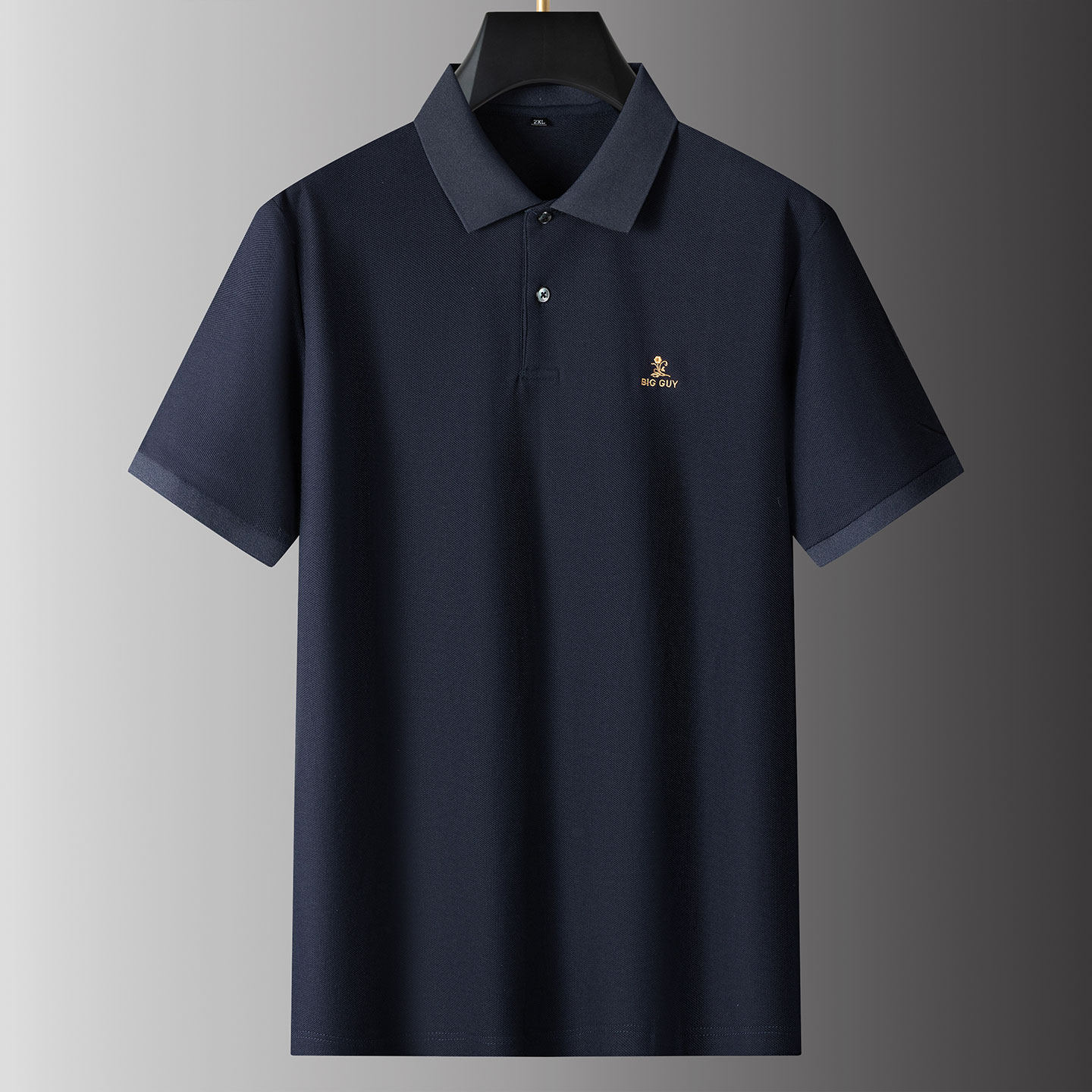 夏季纯棉刺绣翻领短袖T恤男大码宽松加肥加大胖子商务半袖polo衫,男装,T恤,淘宝优惠券,粉丝福利购,淘宝优惠卷