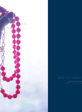 No.227 Fossil 合金镀金四叶草花卉宝石珠链 甜美风多用项链