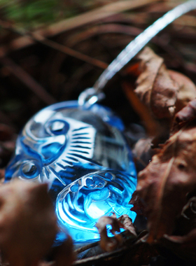 天然鉴定证书托帕石吊坠