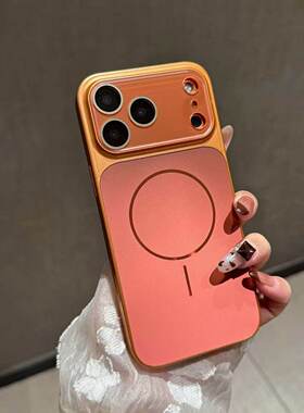 秒变17大视窗适用苹果17promax手机壳iPhone16pro新款磁吸15按键全包14pm磨砂防摔保护套ip13高级感女款外壳