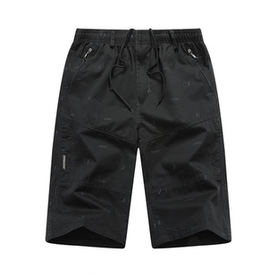 薄款 男士 短裤 中年宽松五分裤 子 2026新款 纯棉外穿休闲5分中裤 夏季