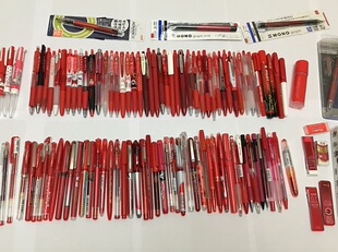 我是判官の红【治愈强迫症】一分红数纸上来 红色UM151优质笔屋