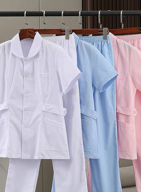 护士服长袖女夏季医院两件套短袖一套分体套装短款全套工作服职业