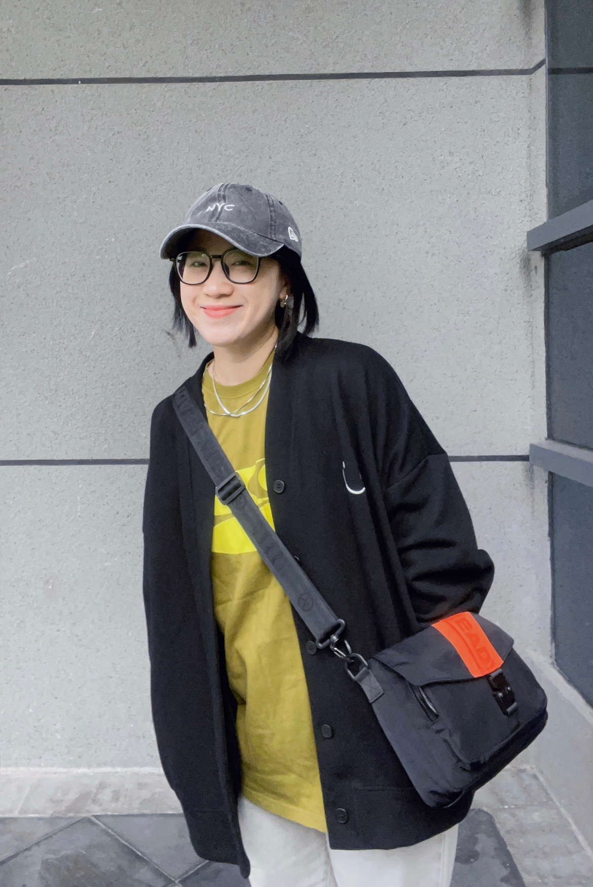 RDBK正品斜挎包男包女包邮差包黑色潮流质感运动包iPad mini包