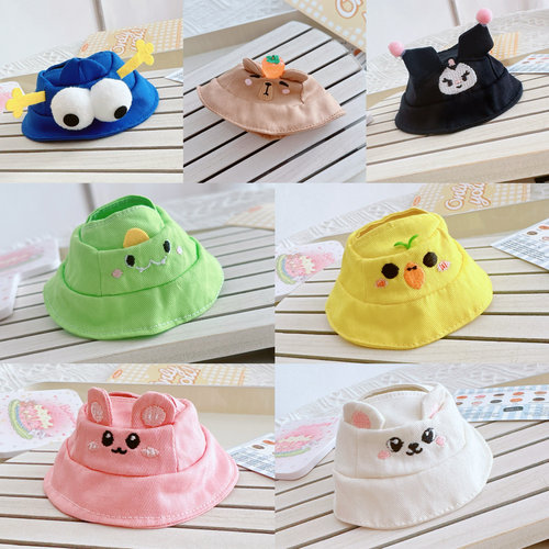 17CM搪胶拉布布挂件labubu macaron配件皮鞋帽子替换配饰相机水壶