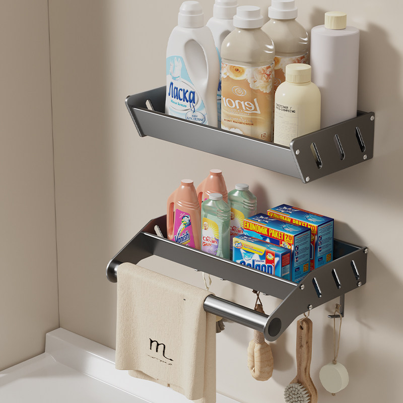 阳台滚筒洗衣机上方置物架免打孔壁挂式墙上浴室洗衣粉凝珠收纳架,家庭/个人清洁工具,浴室角架/置物架,淘宝优惠券,粉丝福利购,淘宝优惠卷