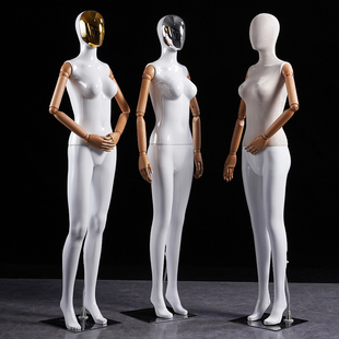 店衣服展示道具 女模特假人全身活动手臂橱窗人体模型婚纱模型服装
