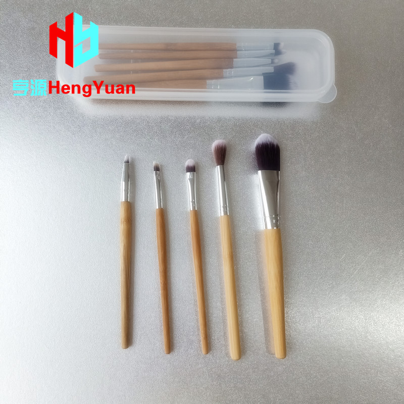 翻糖色粉刷 5件套装竹柄毛刷珠光粉笔刷 上色刷秀笔烘焙蛋糕工具