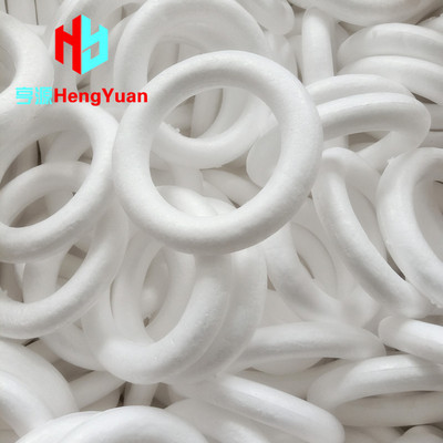 泡沫圆圈半环 甜甜圈蛋糕模型保丽龙圆环婚庆花环圆柱DIY手工材料