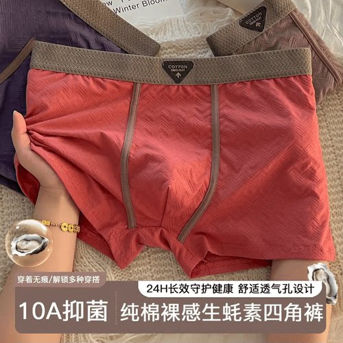 生蚝精10A级男士内裤纯棉