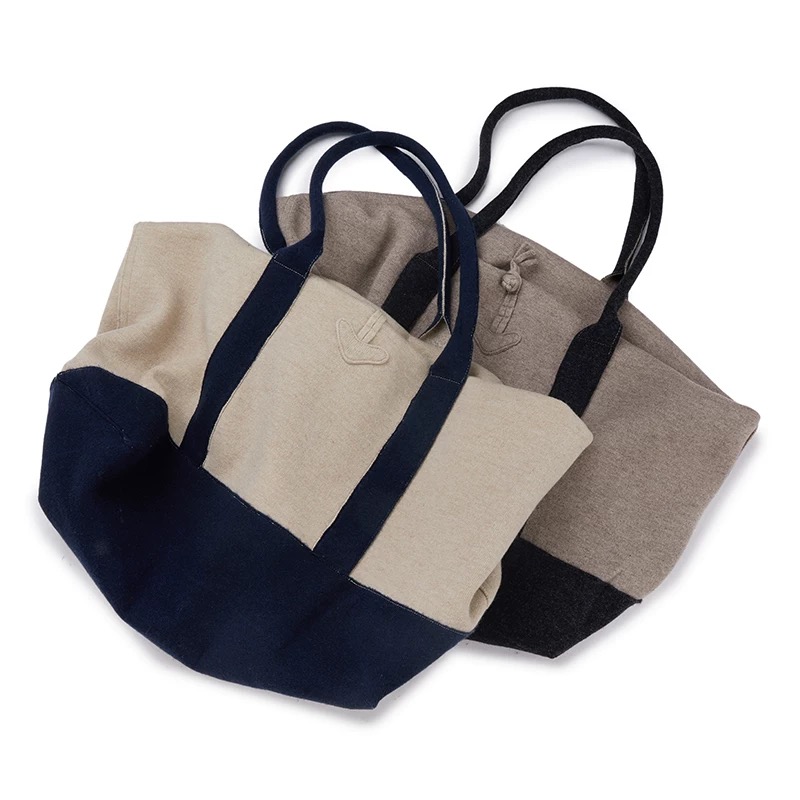 【LU】 能提能装~100%纯羊毛混纺饺子包 手提/单肩