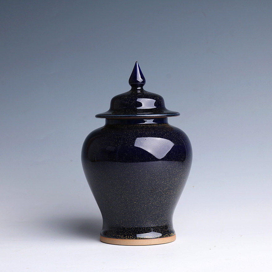 禹州神垕钧窑茶叶罐储存茶罐家居生活茶仓钧瓷将军罐茶台摆设罐子,餐饮具,茶叶罐,淘宝优惠券,粉丝福利购,淘宝优惠卷