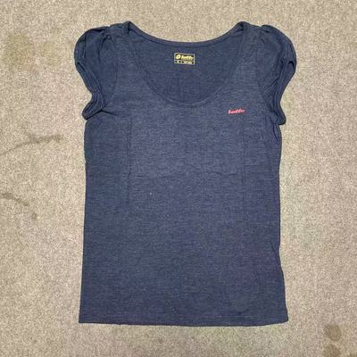 老版LOTTO 乐途 女子 运动系列 纯棉舒适运动短袖T恤