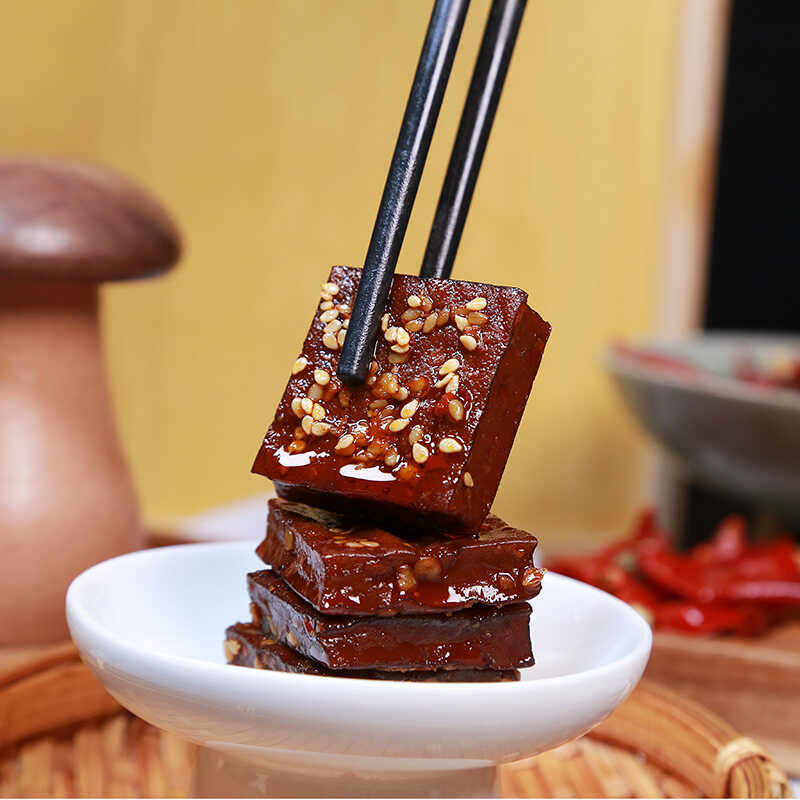 七年老店 湖南特产平江酱干500克食多珍传统豆皮原味香辣香干包邮