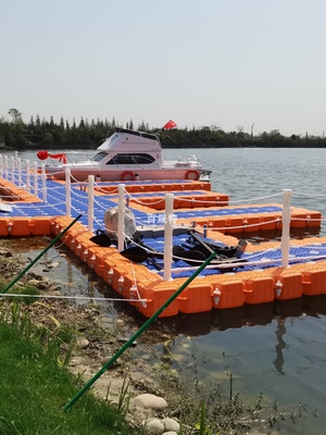 摩托艇凹槽浮筒浮桥浮动码头多功能滚轮浮桶 游艇快艇浮台碼頭i.