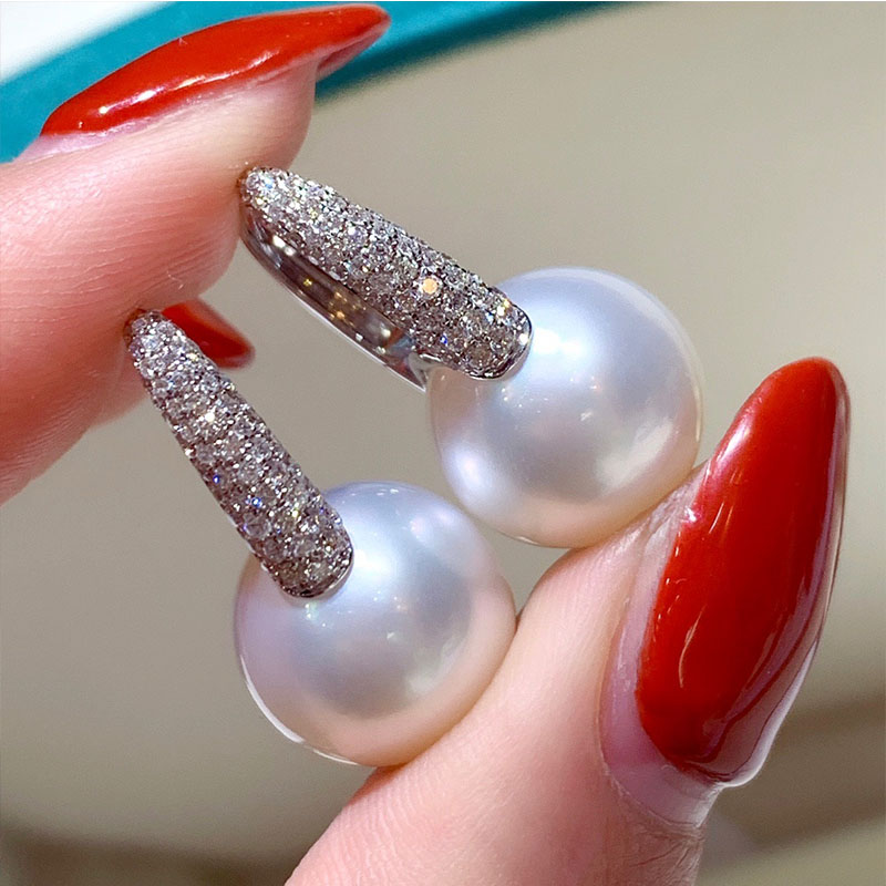 澳洲s925银优雅经典百搭白珍珠