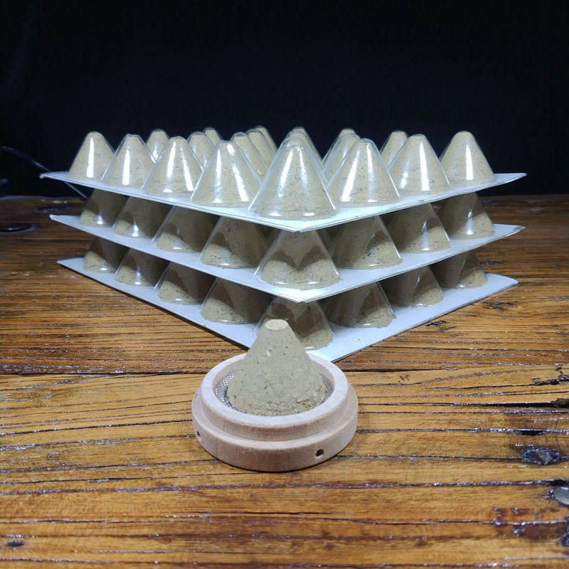 艾塔艾坨陀器艾绒木托玉石垫麦粒灸肚脐灸隔姜灸隔物灸艾艾柱艾绒