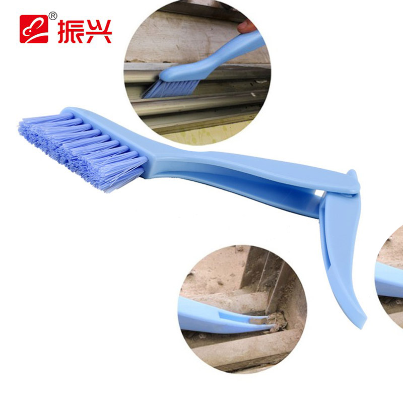 振兴窗户槽沟清洁刷多功能清洁窗台刷子长柄折叠汽车刷缝隙刷毛刷