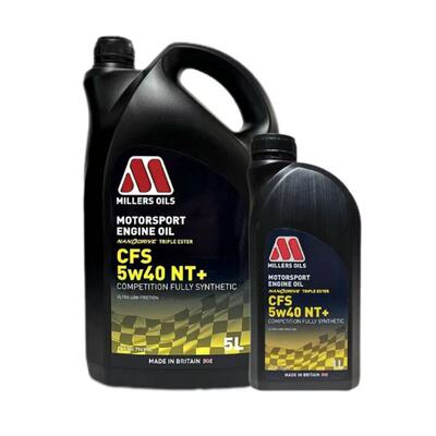 英国MILLERS OILS米勒CFS NT+ 5W40全合成三酯类全合成机油 5L/1L
