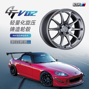 SSR GTV02日本SSR汽车改装适用于日系德系16 17 18寸轮毂