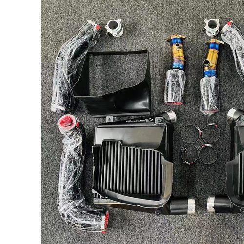 SnowTech加大中冷钛合金吸气管适用帕拉梅拉971 2.9T