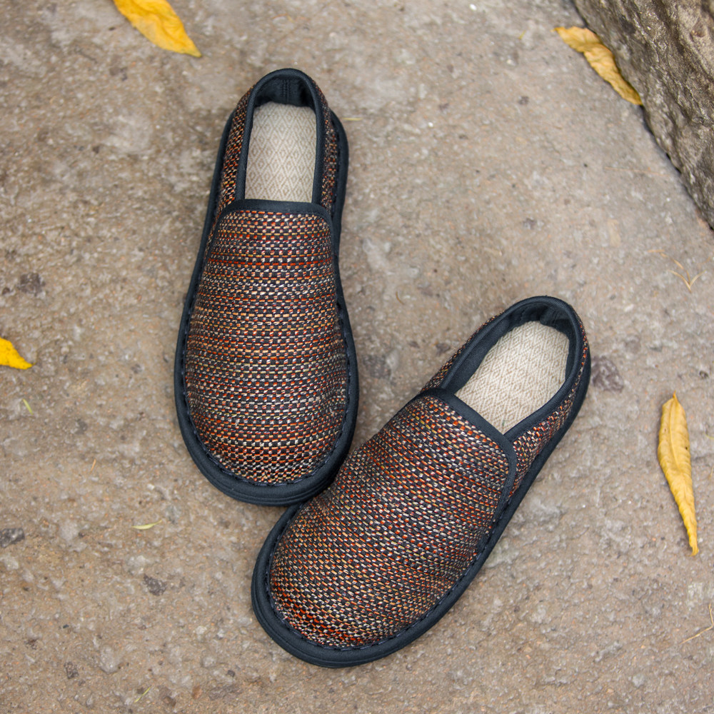 老北京手工布鞋春秋中老年千层底牛筋底耐磨防滑春夏季透气女鞋