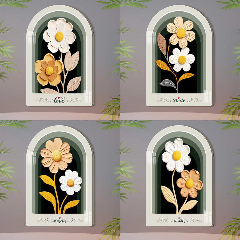 小清新遮丑贴个性定制墙壁装饰画