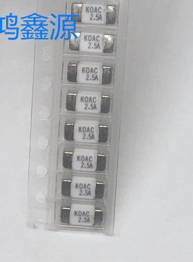 CCF1N2.5TTE KOAC 2.5A 125V 2410 快速 贴片一次性陶瓷保险丝
