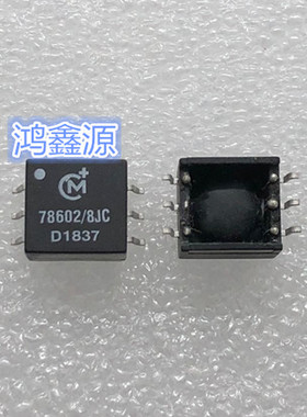 78602/8JC  脉冲变压器 1:1:1turn 970uH 47pF 1kVrms 6Pin SMD