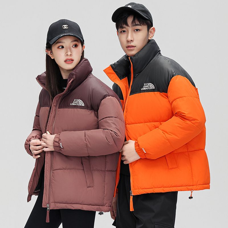 羽绒棉60通勤宽松立领免洗